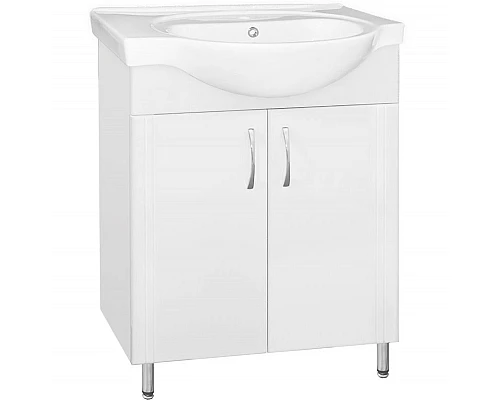 Заказать Тумба под раковину Style Line Эко Стандарт 23 Эрика 70 Белый глянец в магазине сантехники Santeh-Crystal.ru