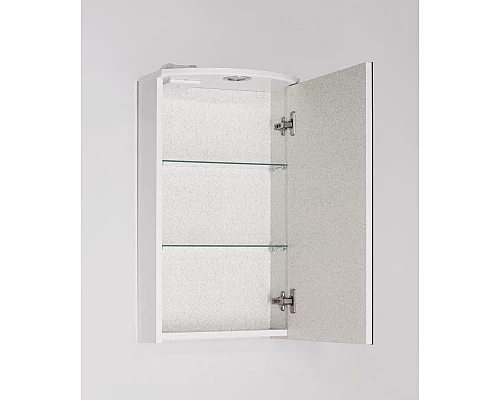 Купить Зеркальный шкаф Style Line Эко стандарт Альтаир 40 С с подсветкой Белый в магазине сантехники Santeh-Crystal.ru