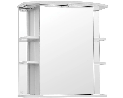 Купить Зеркальный шкаф Style Line Эко стандарт Лира 70 С с подсветкой Белый глянец в магазине сантехники Santeh-Crystal.ru