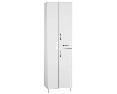 Приобрести Шкаф пенал Style Line Эко Стандарт 54 с бельевой корзиной Белый в магазине сантехники Santeh-Crystal.ru