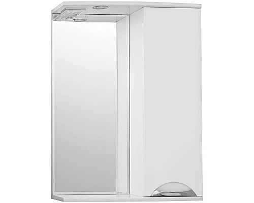 Заказать Зеркало со шкафом Style Line Жасмин 60 С с подсветкой Белый глянец в магазине сантехники Santeh-Crystal.ru