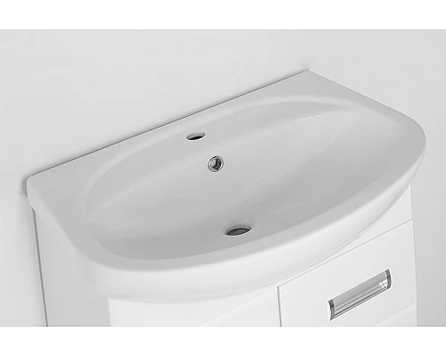 Купить Тумба под раковину Style Line Ирис 65 Белый глянец в магазине сантехники Santeh-Crystal.ru