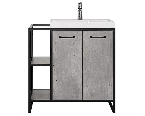Купить Тумба под раковину Style Line Лофт Classic 60/80 Бетон в магазине сантехники Santeh-Crystal.ru