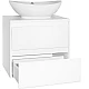 Приобрести Тумба под раковину Style Line Монако 60 Люкс Plus ЛС-00000632 подвесная Осина белая Белый Лакобель в магазине сантехники Santeh-Crystal.ru