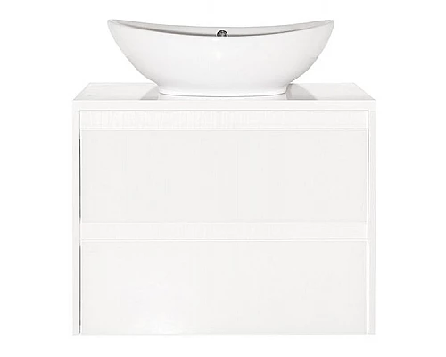 Заказать Тумба под раковину Style Line Монако 70 Люкс Plus ЛС-00000623 подвесная Осина белая Белый лакобель в магазине сантехники Santeh-Crystal.ru