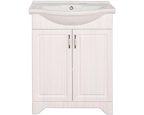 Купить Тумба под раковину Style Line Олеандр 2 Люкс 65 ЛС-00000199 Рельеф пастель в магазине сантехники Santeh-Crystal.ru