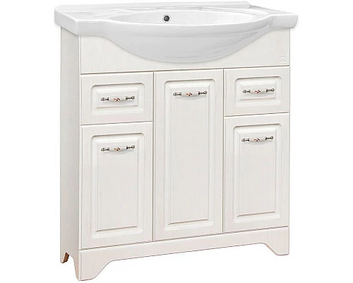 Приобрести Тумба под раковину Style Line Олеандр 2 Люкс 75 ЛС-00000200 Рельеф пастель в магазине сантехники Santeh-Crystal.ru