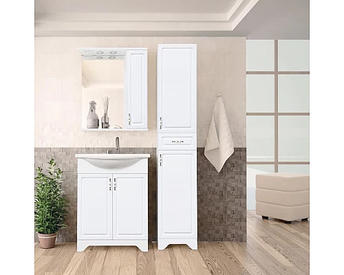 Заказать Тумба под раковину Style Line Олеандр 2 90 Белый глянец в магазине сантехники Santeh-Crystal.ru