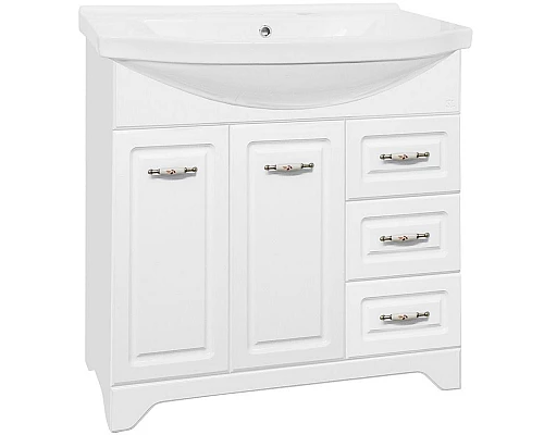 Заказать Тумба под раковину Style Line Олеандр 2 90 Белый глянец в магазине сантехники Santeh-Crystal.ru