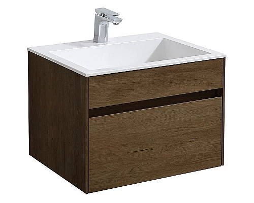 Приобрести Тумба под раковину Vincea Chiara 60 VMC-2C600TO подвесная T.Oak в магазине сантехники Santeh-Crystal.ru