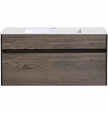 Тумба под раковину Vincea Chiara 100 VMC-2C100RO подвесная R.Oak