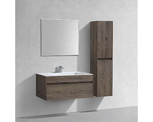 Купить Тумба под раковину Vincea Chiara 100 VMC-2C100RO подвесная R.Oak в магазине сантехники Santeh-Crystal.ru