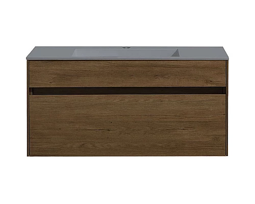 Купить Тумба под раковину Vincea Chiara 100 VMC-2C100TO подвесная T.Oak в магазине сантехники Santeh-Crystal.ru