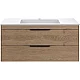 Приобрести Тумба под раковину Vincea Chiara 2D 100 VMC-2C2100NO подвесная N.Oak в магазине сантехники Santeh-Crystal.ru