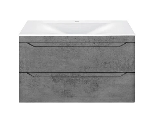 Заказать Тумба под раковину Vincea Fine VMC-2F800BT подвесная Beton в магазине сантехники Santeh-Crystal.ru