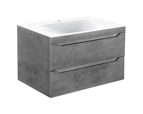 Заказать Тумба под раковину Vincea Fine VMC-2F800BT подвесная Beton в магазине сантехники Santeh-Crystal.ru