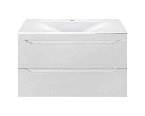 Заказать Тумба под раковину Vincea Fine VMC-2F800GW подвесная G.White в магазине сантехники Santeh-Crystal.ru