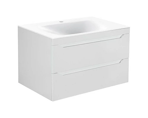 Заказать Тумба под раковину Vincea Fine VMC-2F800GW подвесная G.White в магазине сантехники Santeh-Crystal.ru