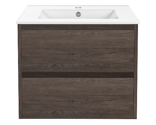 Заказать Тумба под раковину Vincea Gio 60 VMC-2G600RO подвесная R.Oak в магазине сантехники Santeh-Crystal.ru