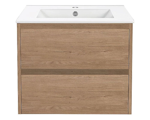 Приобрести Тумба под раковину Vincea Gio 60 VMC-2G600NO подвесная N.Oak в магазине сантехники Santeh-Crystal.ru