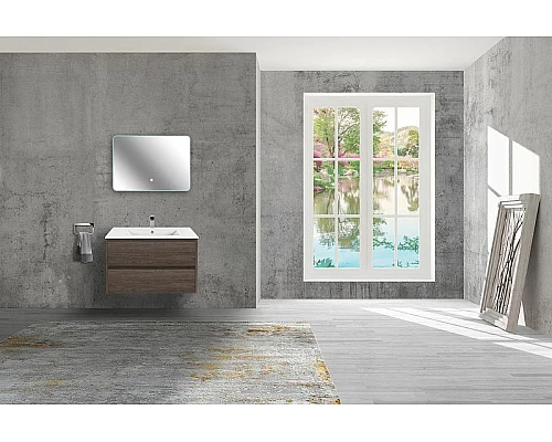 Купить Тумба под раковину Vincea Gio 80 VMC-2G800RO подвесная R.Oak в магазине сантехники Santeh-Crystal.ru