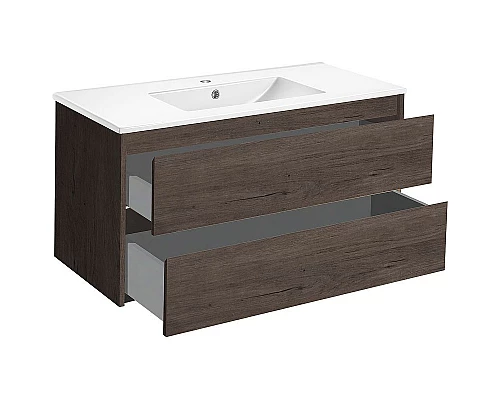 Купить Тумба под раковину Vincea Gio 100 VMC-2G100RO подвесная R.Oak в магазине сантехники Santeh-Crystal.ru