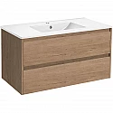 Тумба под раковину Vincea Gio 100 VMC-2G100NO подвесная N.Oak Тумба под раковину Vincea Gio 100 VMC-2G100NO подвесная N.Oak