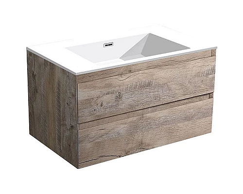 Заказать Тумба под раковину Vincea Luka VMC-1L800NW подвесная N.Wood в магазине сантехники Santeh-Crystal.ru
