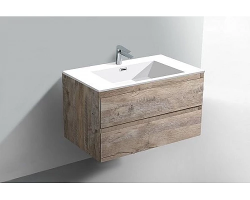 Заказать Тумба под раковину Vincea Luka VMC-1L800NW подвесная N.Wood в магазине сантехники Santeh-Crystal.ru