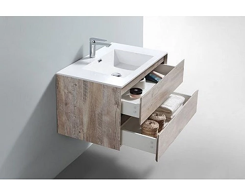 Заказать Тумба под раковину Vincea Luka VMC-1L800NW подвесная N.Wood в магазине сантехники Santeh-Crystal.ru