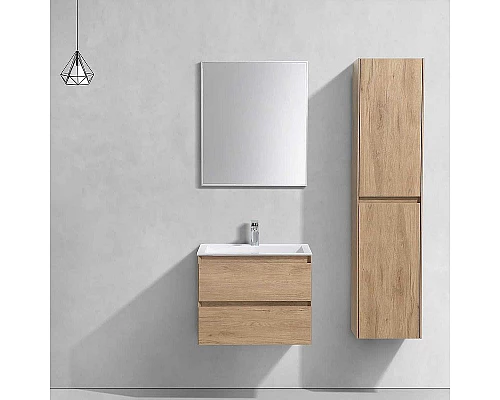 Приобрести Тумба под раковину Vincea Luka 60 VMC-2L600NO подвесная N.Oak в магазине сантехники Santeh-Crystal.ru