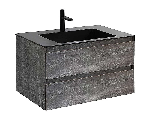 Заказать Тумба под раковину Vincea Luka 80 VMC-2L800GS подвесная G.Stone в магазине сантехники Santeh-Crystal.ru