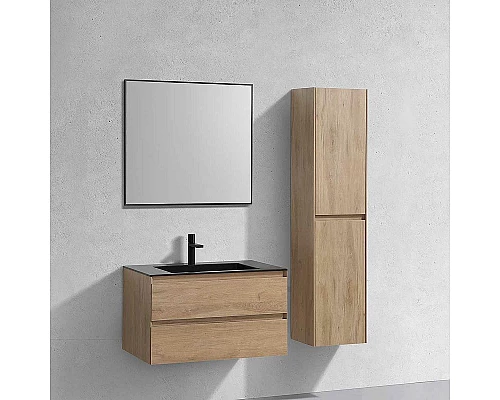 Заказать Тумба под раковину Vincea Luka 80 VMC-2L800NO подвесная N.Oak в магазине сантехники Santeh-Crystal.ru