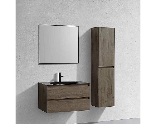 Приобрести Тумба под раковину Vincea Luka 80 VMC-2L800RO подвесная R.Oak в магазине сантехники Santeh-Crystal.ru