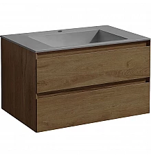 Тумба под раковину Vincea Luka 80 VMC-2L800TO подвесная T.Oak