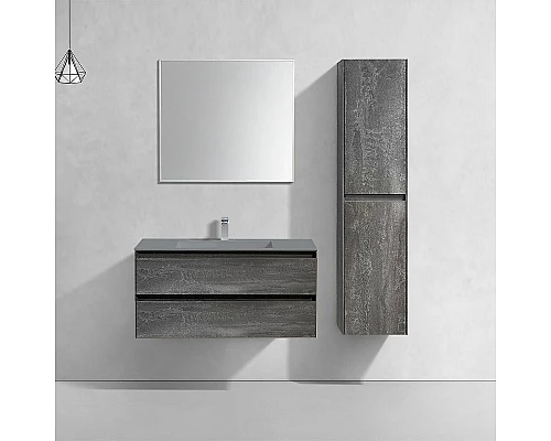 Заказать Тумба под раковину Vincea Luka 100 VMC-2L100GS подвесная G.Stone в магазине сантехники Santeh-Crystal.ru