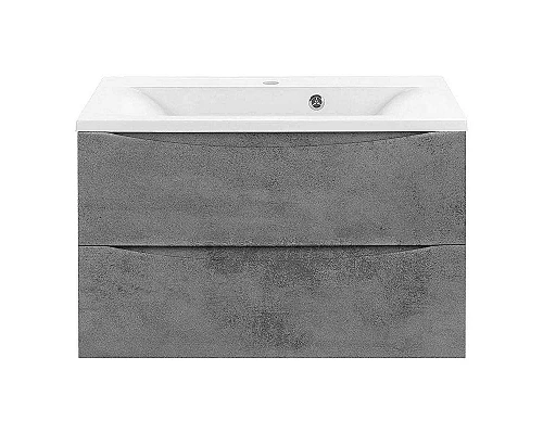 Заказать Тумба под раковину Vincea Mia 80 VMC-2MA800BT подвесная Beton в магазине сантехники Santeh-Crystal.ru