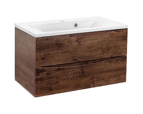 Приобрести Тумба под раковину Vincea Mia 90 VMC-2MA900RW подвесная R.Wood в магазине сантехники Santeh-Crystal.ru