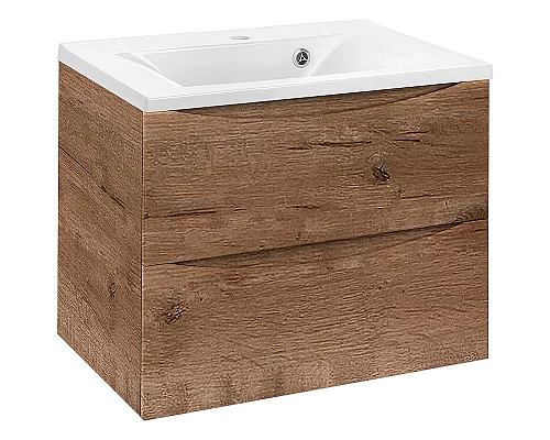 Приобрести Тумба под раковину Vincea Mia 65 VMC-2MA650VO подвесная V.Oak в магазине сантехники Santeh-Crystal.ru