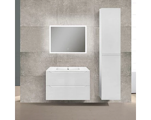 Купить Тумба под раковину Vincea Norma VMC-2N800GW подвесная G.White в магазине сантехники Santeh-Crystal.ru