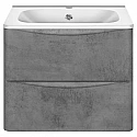 Тумба под раковину Vincea Paola VMC-2P600BT подвесная Beton
