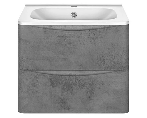 Заказать Тумба под раковину Vincea Paola VMC-2P600BT подвесная Beton в магазине сантехники Santeh-Crystal.ru