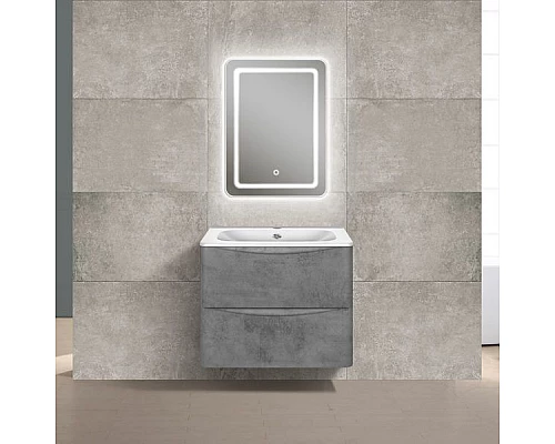 Заказать Тумба под раковину Vincea Paola VMC-2P600BT подвесная Beton в магазине сантехники Santeh-Crystal.ru