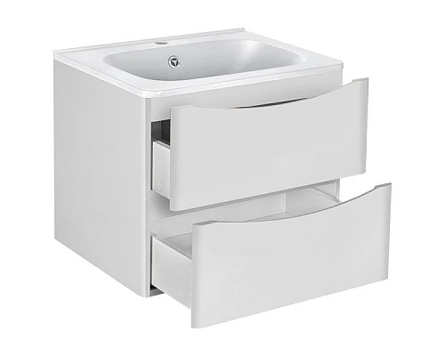 Приобрести Тумба под раковину Vincea Paola VMC-2P600GW подвесная G.White в магазине сантехники Santeh-Crystal.ru