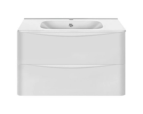Купить Тумба под раковину Vincea Paola VMC-2P800GW подвесная G.White в магазине сантехники Santeh-Crystal.ru