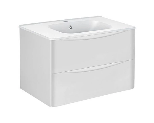 Купить Тумба под раковину Vincea Paola VMC-2P800GW подвесная G.White в магазине сантехники Santeh-Crystal.ru