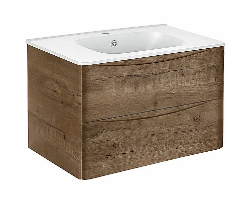Приобрести Тумба под раковину Vincea Paola 80 VMC-2P800VO подвесная V.Oak в магазине сантехники Santeh-Crystal.ru