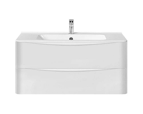 Приобрести Тумба под раковину Vincea Paola 100 VMC-2P100GW подвесная G.White в магазине сантехники Santeh-Crystal.ru