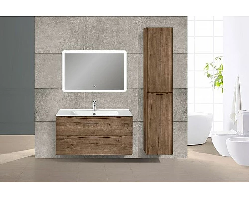 Приобрести Тумба под раковину Vincea Paola 100 VMC-2P100VO подвесная V.Oak в магазине сантехники Santeh-Crystal.ru