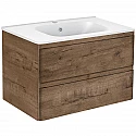 Тумба под раковину Vincea Vico 80 VMC-2V800VO подвесная V.Oak